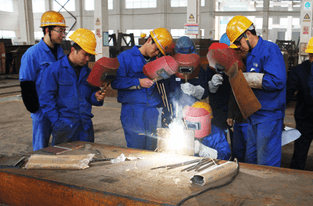 金环公司举办焊接技能比武大赛