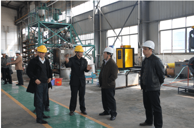 省科技厅领导到金环公司调研磁选装备创新团队