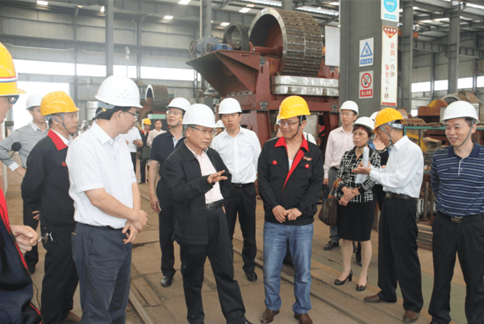 全国政协经济委员会委员、国务院国资委原副主任黄淑和莅临金环公司调研指导