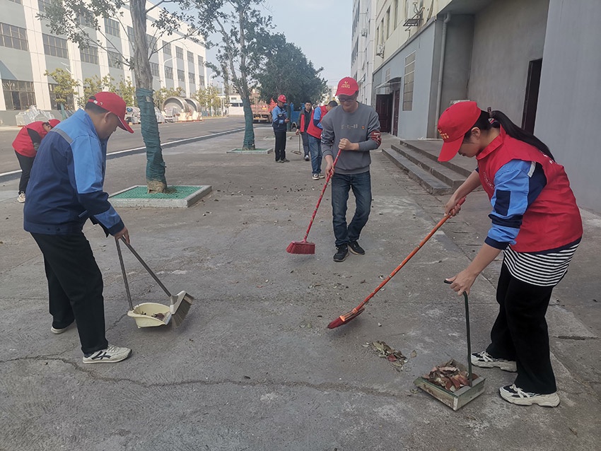 金环磁选开展“劳动最光荣，党员在行动” 主题党日活动